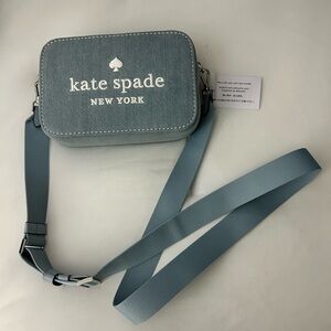 Kate Spade New York Oh Snap Denim Camera Bag